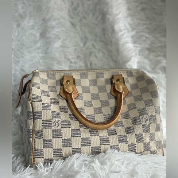 SALE!! ❤️ Authentic Louis Vuitton Speedy 25 damier azur LV - Picture 2 of 16